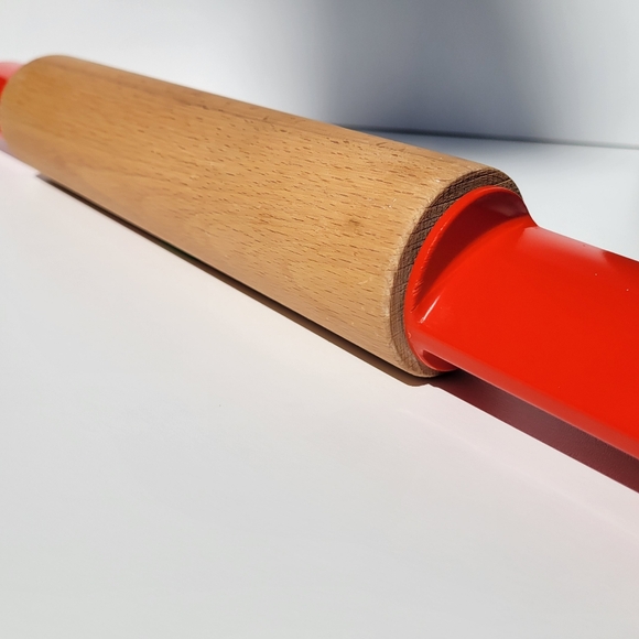 Vintage Melamine handles Rolling Pin - Picture 6 of 9